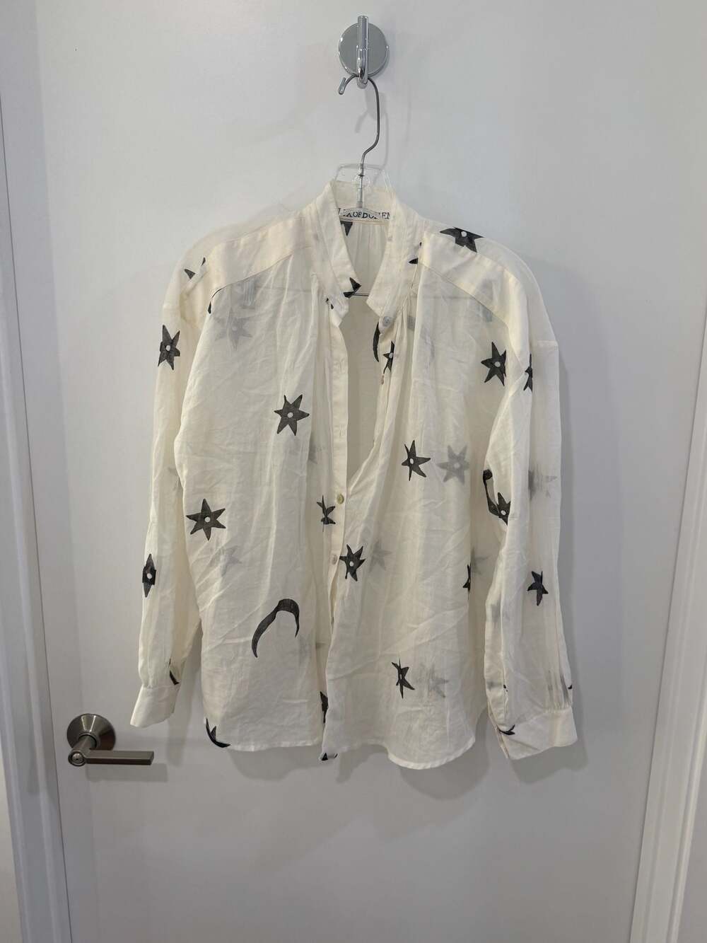 Alix of Bohemia Kiki Stargazer Shirt in White and Black